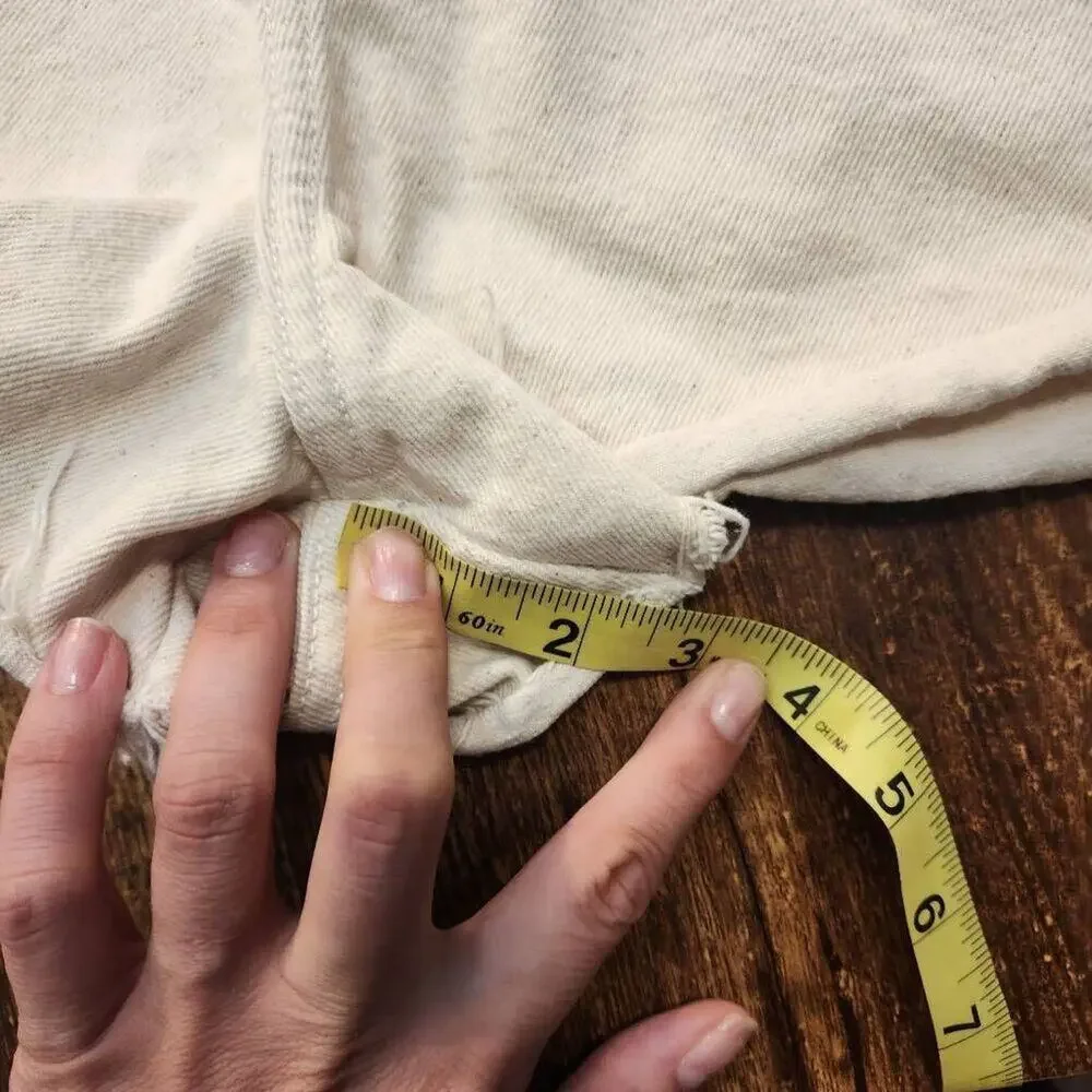 Zara high waist cutoff shorts